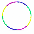 120 Pieces Sectional Massage Hoop, 79 cm Textured Fitness Ring for Home Exercise and Active Movement