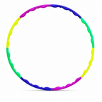 120 Pieces Sectional Massage Hoop, 79 cm Textured Fitness Ring for Home Exercise and Active Movement