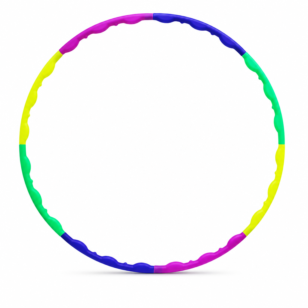120 Pieces Sectional Massage Hoop, 79 cm Textured Fitness Ring for Home Exercise and Active Movement