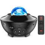 72 Pieces Galaxy Star Projector with Remote Control, RGB Lighting, Black, 1 Unit