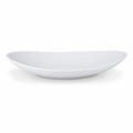 96 Pieces Opal Serving Bowl, 10 Inch, White, Shallow Round Tablewares for Serving Food