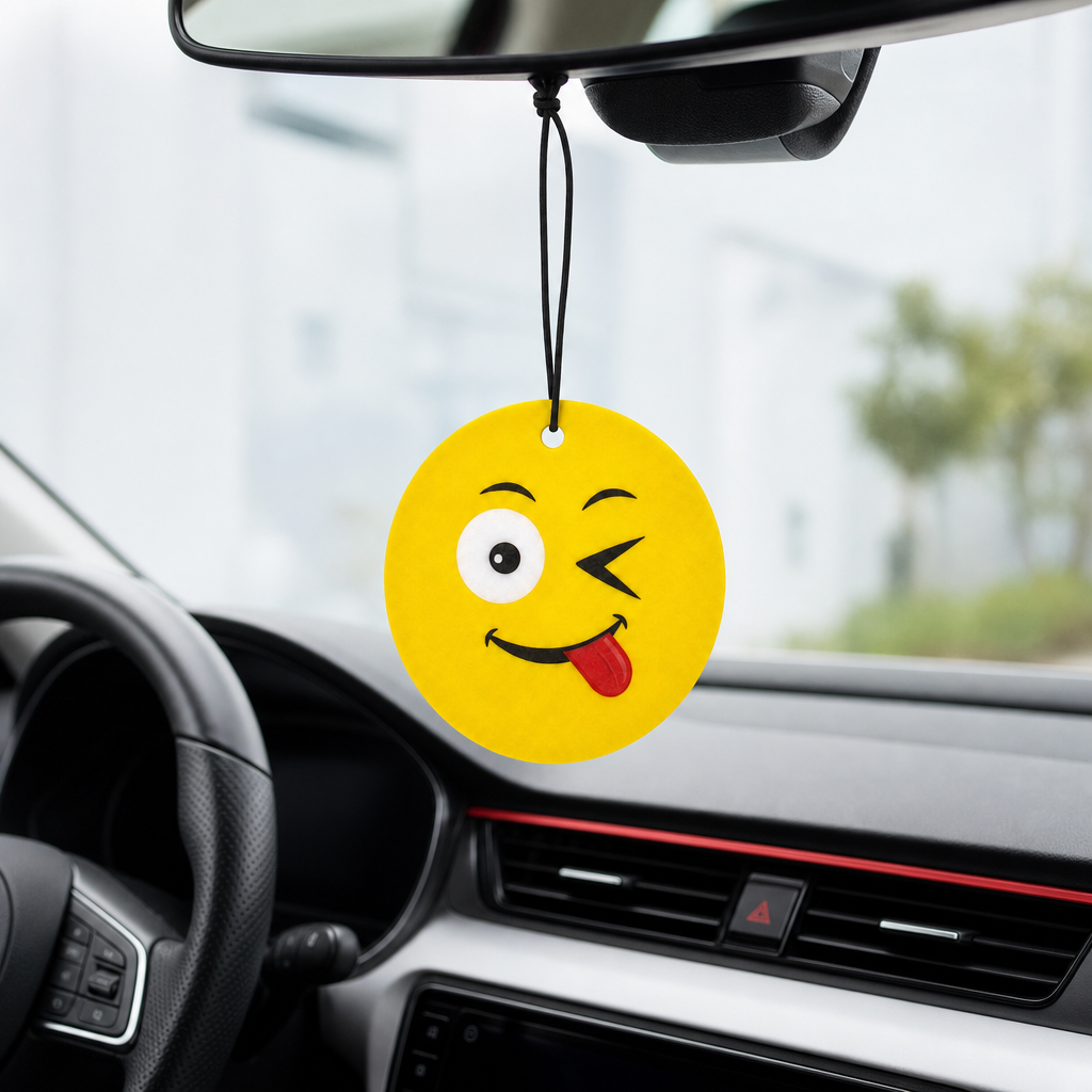 144 Pieces Hanging Card Air Freshener, Gentleman Scent, Yellow, 22 x 9 cm