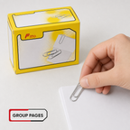 240 Pieces Paper Clips, 50mm, 100-Pack, Silver-Finish Document Fasteners for Office and Filing