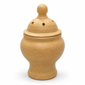 72 Pieces Traditional Terracotta Incense Burner with Lid, Round Lidded Bakhoor Holder, 25 x 18 x 18 cm