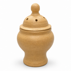 72 Pieces Traditional Terracotta Incense Burner with Lid, Round Lidded Bakhoor Holder, 25 x 18 x 18 cm