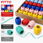 96 Pieces Assorted Colour Solid Ribbon Rolls, 5 mm x 10 m, 24 Rolls for Crafts, Decoration and Wrapping