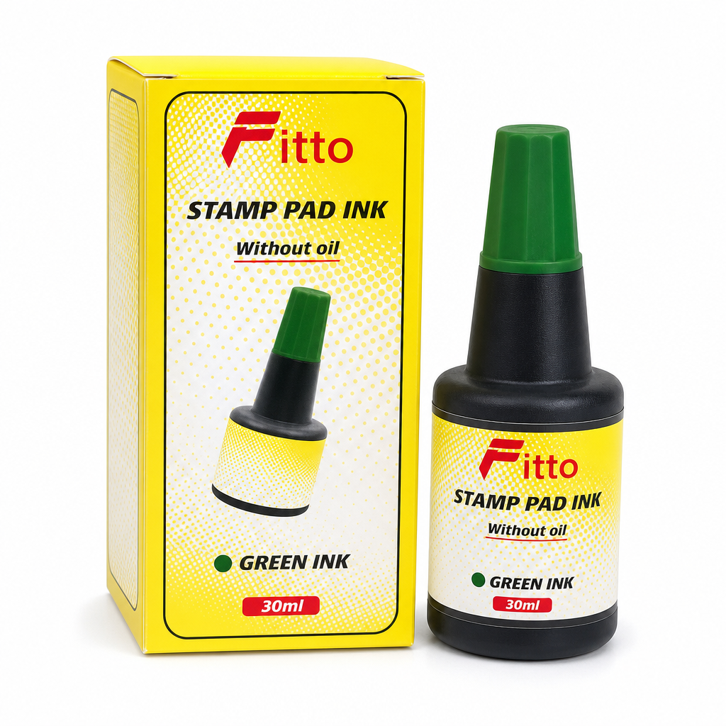 240 Pieces Green Stamp Pad Ink, 30 ml, 1 Piece