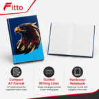 240 Pieces A7 Hardcover Notebook, Single-Line Pages, Assorted Graphic Cover, 1 Piece
