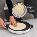 48 Pieces Arabic Bread and Pizza Makers, White, 1 Piece, Round Cooking Appliance