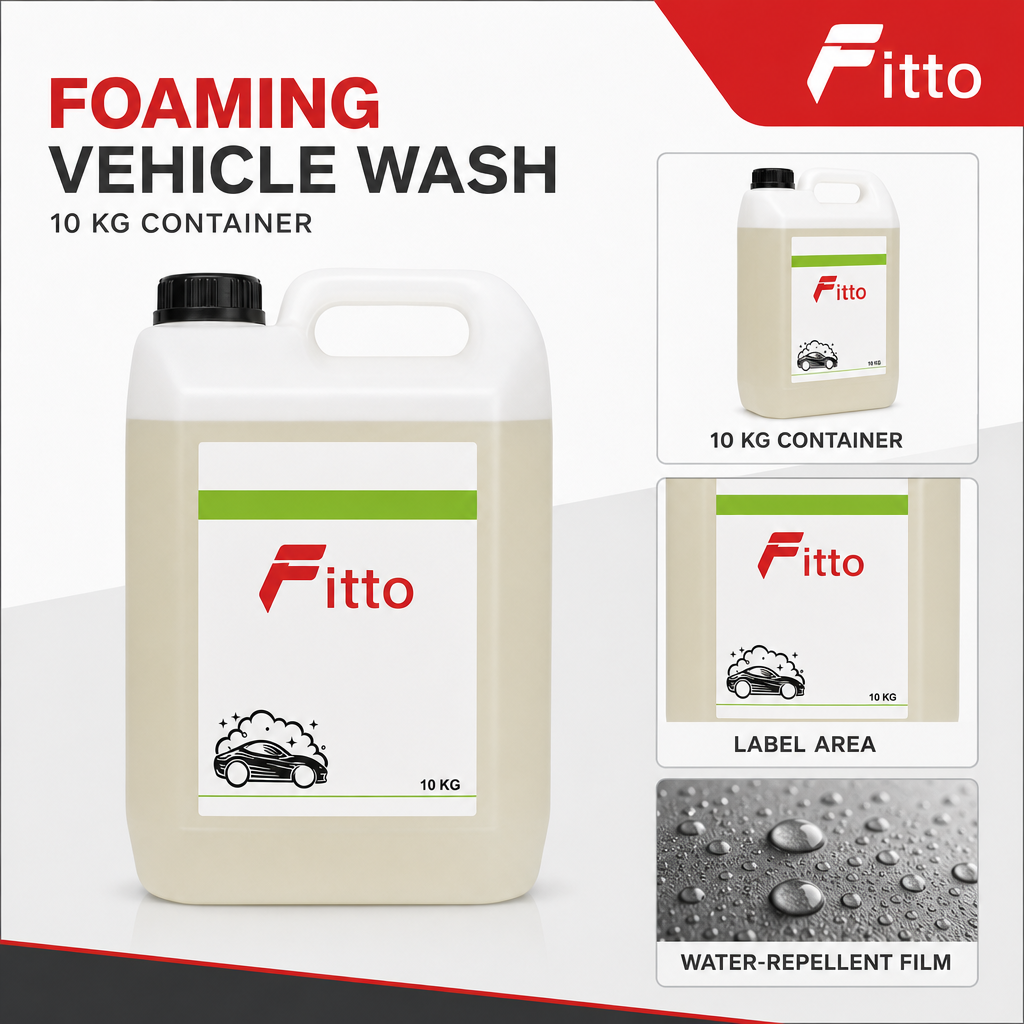 48 Pieces Concentrated Foaming Car Shampoos with Water-Repellent Protective Film, 10 kg