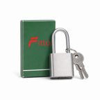 120 Pieces Mini U-Shackle Padlock with Keys, 4 cm, Silver, 1 Set
