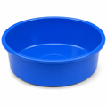 144 Pieces Round Wash Basin, Blue Plastic, 11 Inch, 1 Piece
