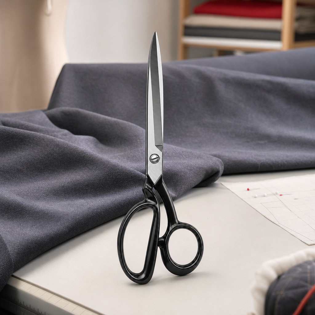 72 Pieces Heavy-Duty Tailoring Shears, 12 Inch (30.5 cm), Black and Silver, 1 Piece
