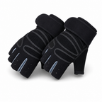 96 Pieces Gym Gloves with Wrist Support for Weight Lifting and Fitness, Black