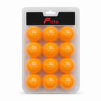120 Pieces Table Tennis Balls, Orange, 12-Piece Pack for Practice Games and Recreation