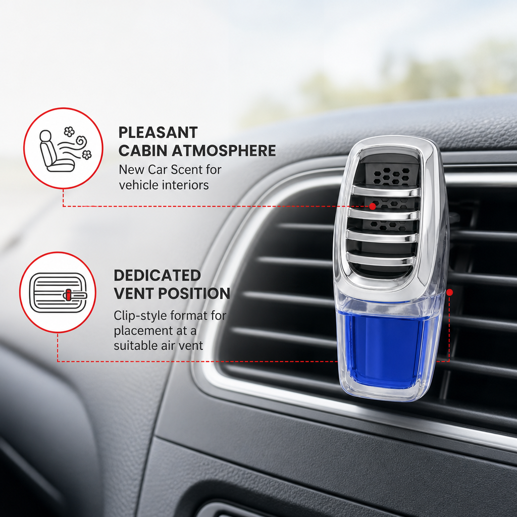 96 Pieces Car Vent Air Freshener Clip, New Car Scent, Single Unit