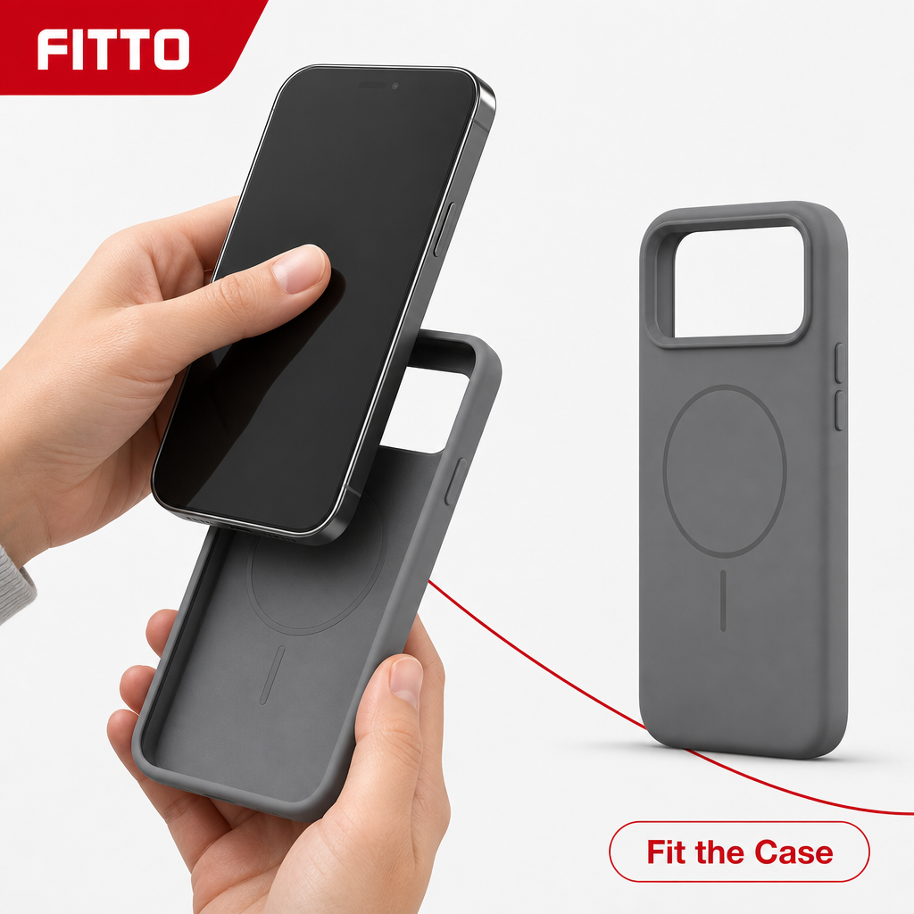 120 Pieces Silicone Magnetic Phone Cases with Raised Camera Protection for Pro Smartphone, Gray