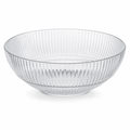96 Pieces Ribbed Glass Serving Bowl, 223 mm, Clear, 1 Piece