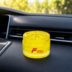 72 Pieces Car Air Fresheners Gel, Lemon Tree Scent, Yellow, 1 Piece