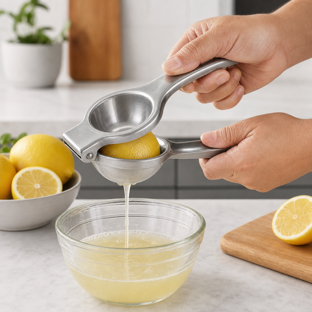 120 Pieces Manual Lemon Squeezer Stainless Steel Silver 7 cm 1 Piece