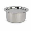 96 Pieces Stainless Steel Cooking Pan with Plain Bottom, 16 cm