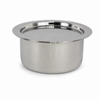 96 Pieces Stainless Steel Cooking Pan with Plain Bottom, 16 cm