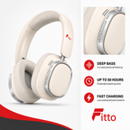48 Pieces Wireless Over-Ear Headphones with Deep Bass, Up to 50 Hours Listening Time and Fast Charging
