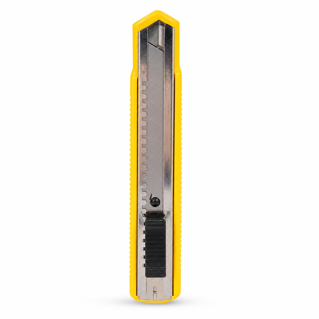 96 Pieces Utility Knives Snap-Off Cutter, 18 mm Blade, Yellow and Black, 1 Piece