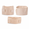 72 Pieces Postpartum Abdominal Binder Set, 3 Pieces, Beige Adjustable Wrap Closures