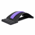 96 Pieces Adjustable Back Stretching Supports, Lumbar Arch Stretcher, Black and Purple, 40 x 28 x 10 cm