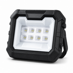 96 Pieces Solar-Powered LED Work Light, White and Red/Blue Emergency Modes, Portable Rectangular Light, 18 x 15 x 7 cm