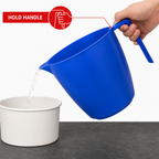 240 Pieces Plastic Pouring Mug with Handle, 1.5 Litre, Blue