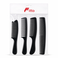 96 Pieces Hair Combs Set, Black, 4-Piece Set for Hair Styling and Grooming