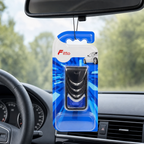 96 Pieces Car Air Fresheners, New Car Scent, Blue Hanging Fragrance for Vehicle Interior