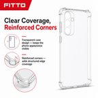 240 Pieces Clear Protective Phone Cases with Reinforced Corners for S23 Ultra