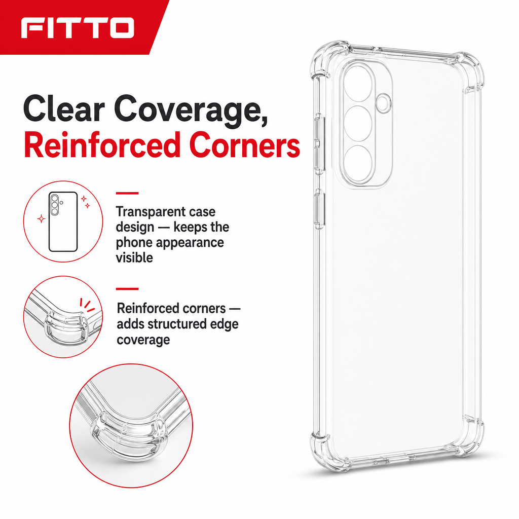 240 Pieces Clear Protective Phone Cases with Reinforced Corners for S23 Ultra