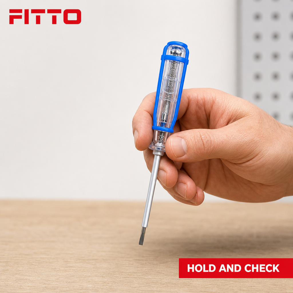 240 Pieces Voltage Tester Screwdriver, 20 cm, Blue Clear Silver, 1 Piece