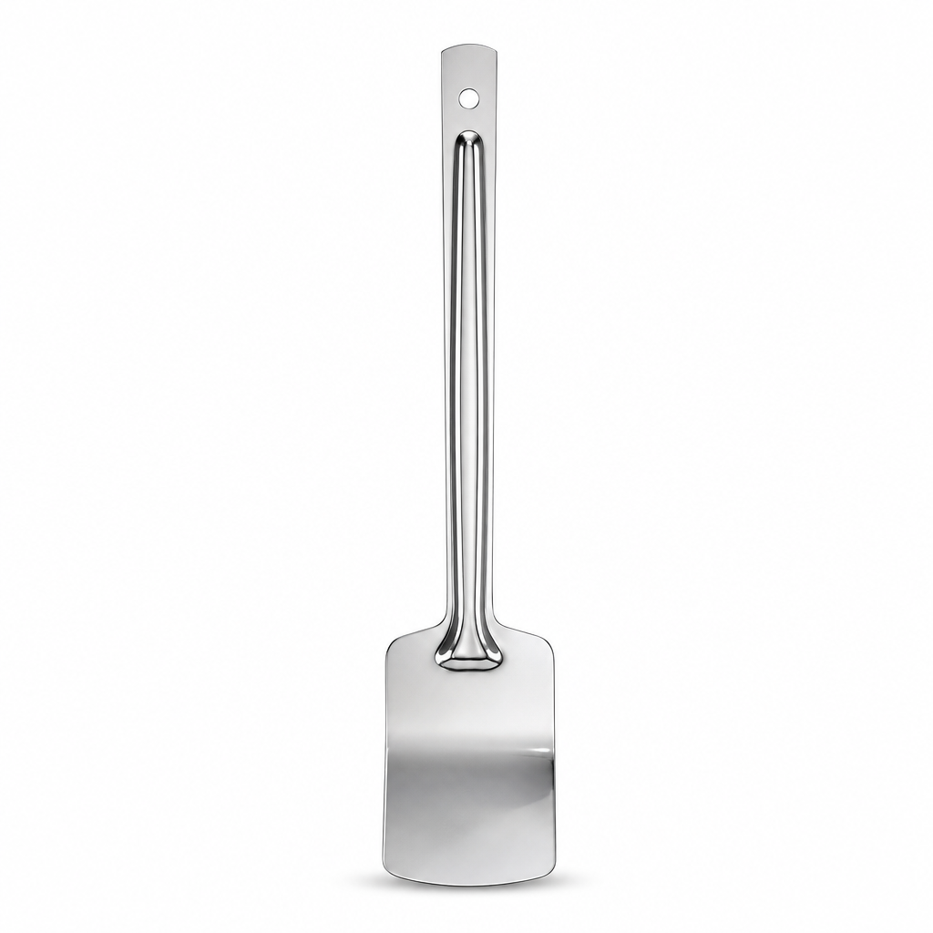 144 Pieces Stainless Steel Flat Turner, 37 x 7.5 cm, Silver, 1 Piece
