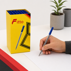 96 Pieces Ballpoint Pens, Blue Ink, 50 Pack for Office, School and Everyday Writing