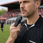120 Pieces Referee Whistle with Finger Grip, Black, 1 Piece