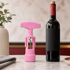 120 Pieces Manual Corkscrew Wine Bottle Opener, Pink, 1 Piece, Compact Handheld Design