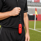 72 Pieces Electronic Sports Whistles with Lanyard, Red, 1 Piece