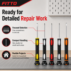 120 Pieces Precision Screwdriver Sets, 5-Piece Repair Tool Kit for Detailed Handheld Work