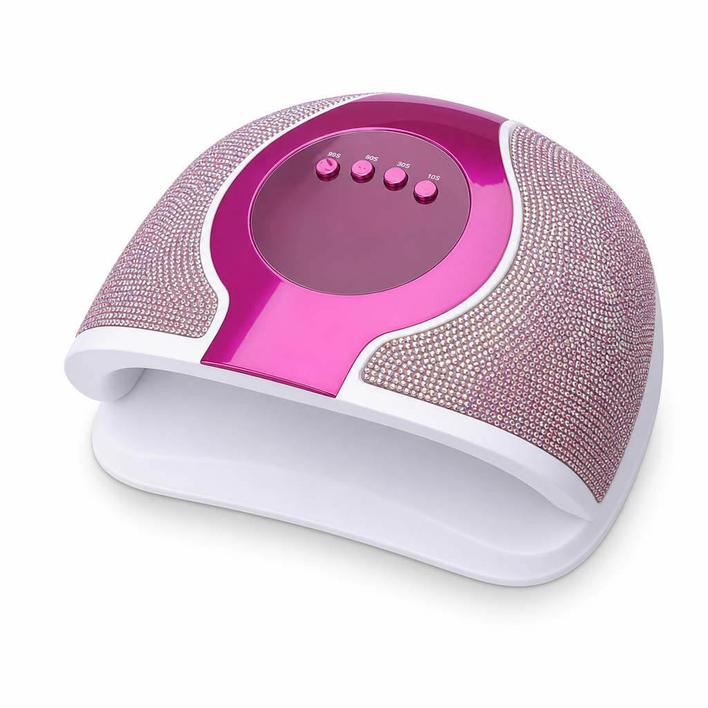 60 Pieces Nail Lamps 288 W 2-in-1 LED UV Dryer, Pink and White, 1 Piece