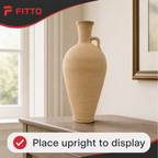 96 Pieces Natural Terracotta Amphora Vase with Handle, 20 cm