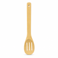 240 Pieces Wooden Slotted Spatula with Rounded Edge, 34 cm, 1 Piece