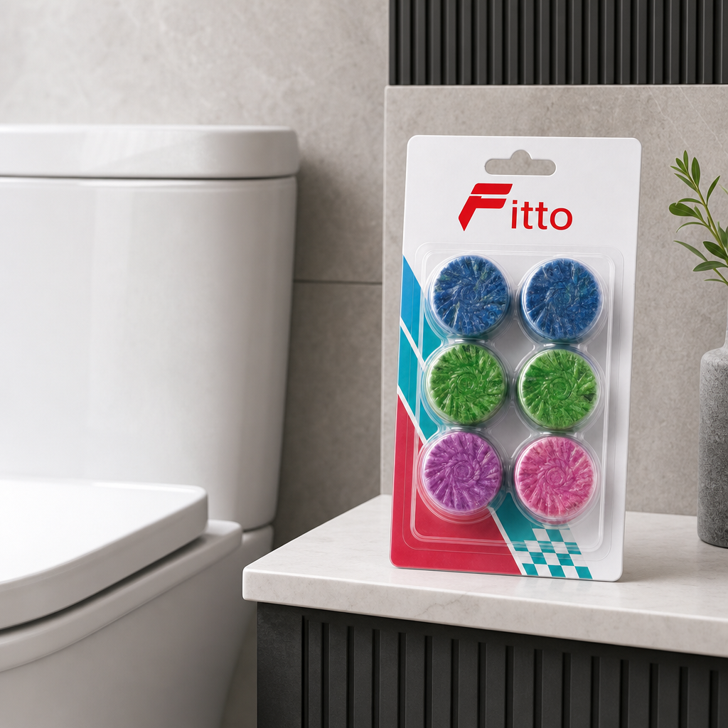 120 Pieces Toilet Rim Freshener Ballses, Multicolor, 6 Pieces