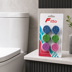 120 Pieces Toilet Rim Freshener Ballses, Multicolor, 6 Pieces