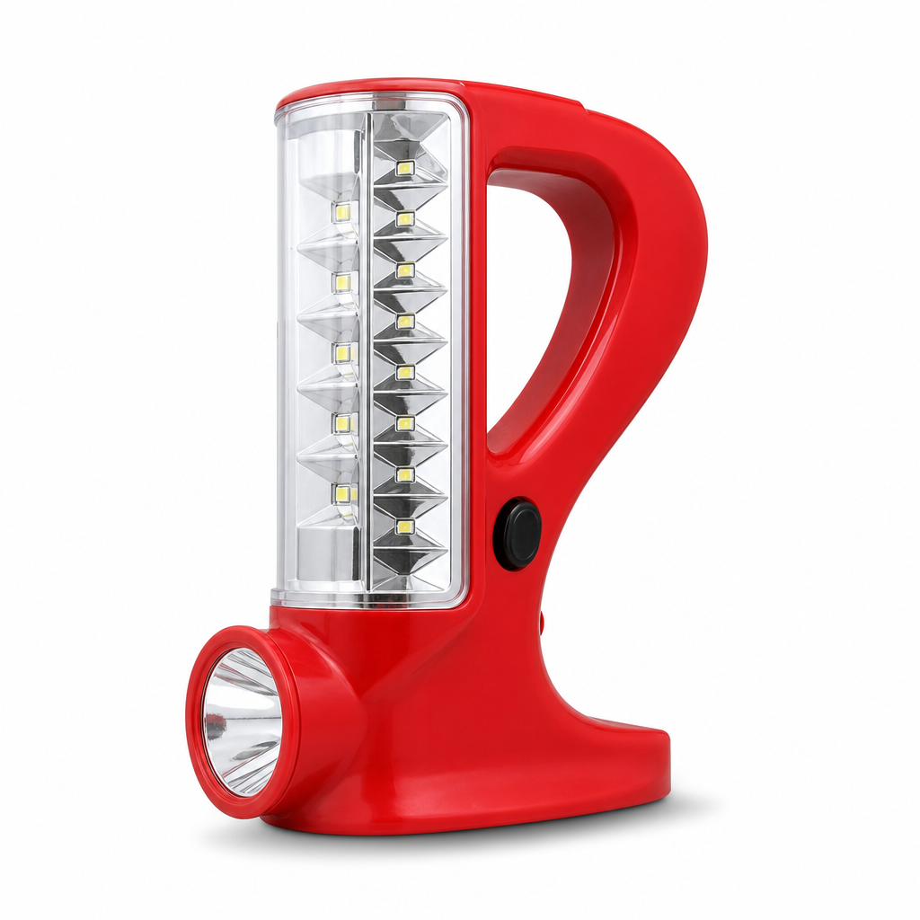 72 Pieces Rechargeable 3W LED Torch with 24 SMD Lights, Portable Handheld Light