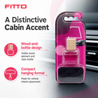 96 Pieces Car Air Fresheners, Crystal Wood Hanging Scent Diffuser, Pink, 1 Piece